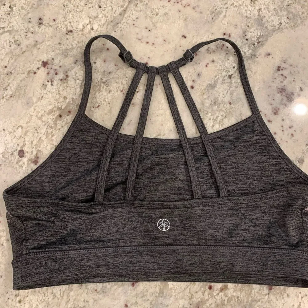 Gaiam Yoga Sport Bras Lot of 2 Gray sz L NWOT